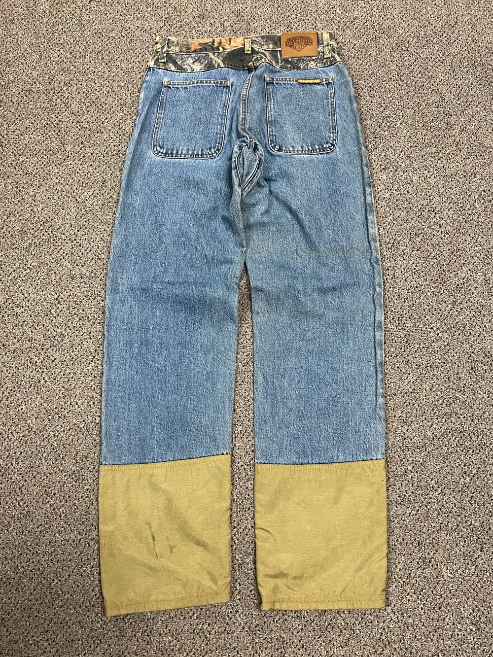 Vintage Diamond Cut Work Wear Jeans
